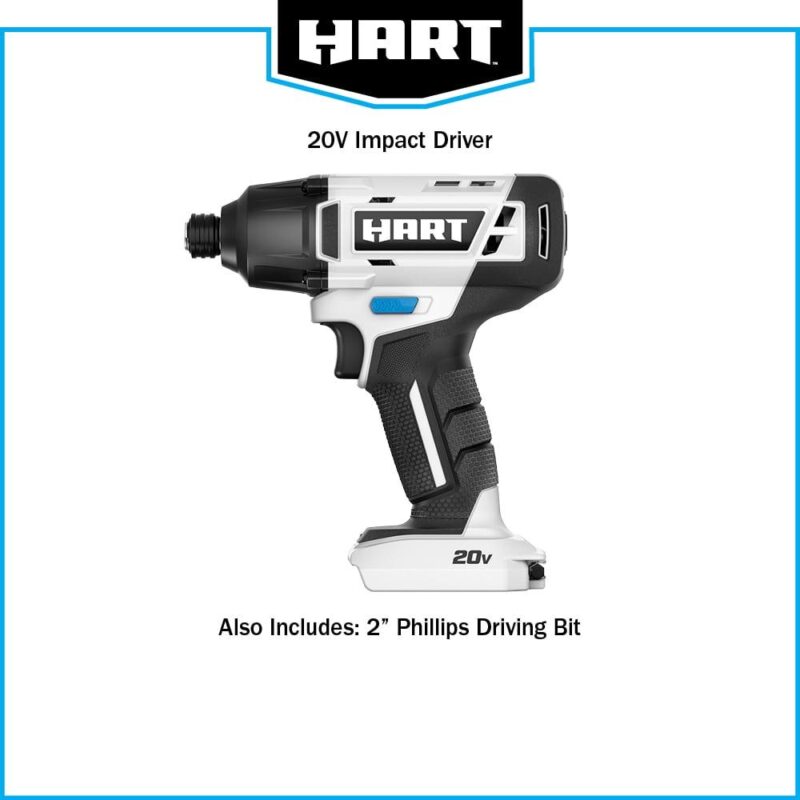 HART Cordless 20-Volt Brushless 1/2-inch Drill/Driver (Battery Not Included), New Condition - Image 9