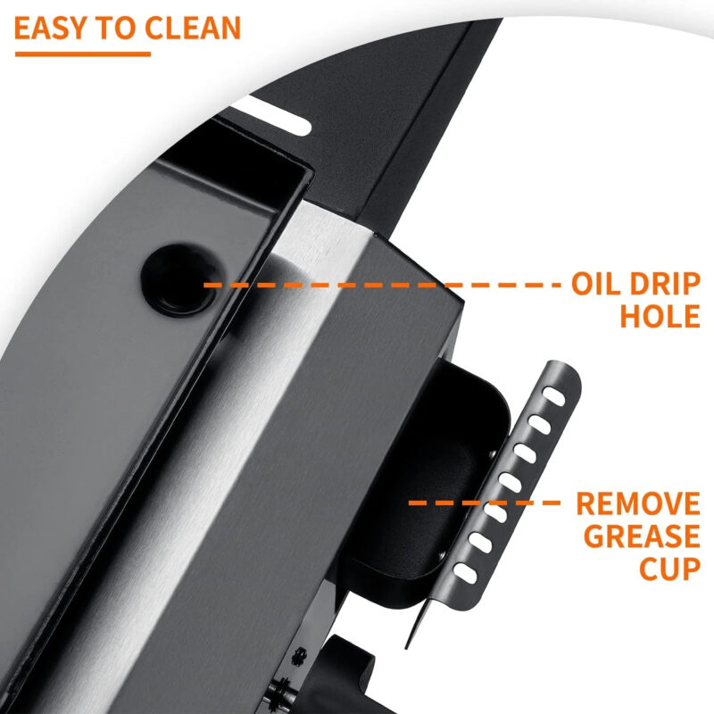 HONGGE 4-Burner Propane Flat Top Griddle Grill for BBQ, Camping, Outdoor Cooking - Image 8