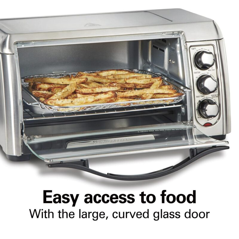 Hamilton Beach Sure-Crisp Air Fryer Toaster Oven, 6 Slice Capacity, Stainless Steel - Image 5