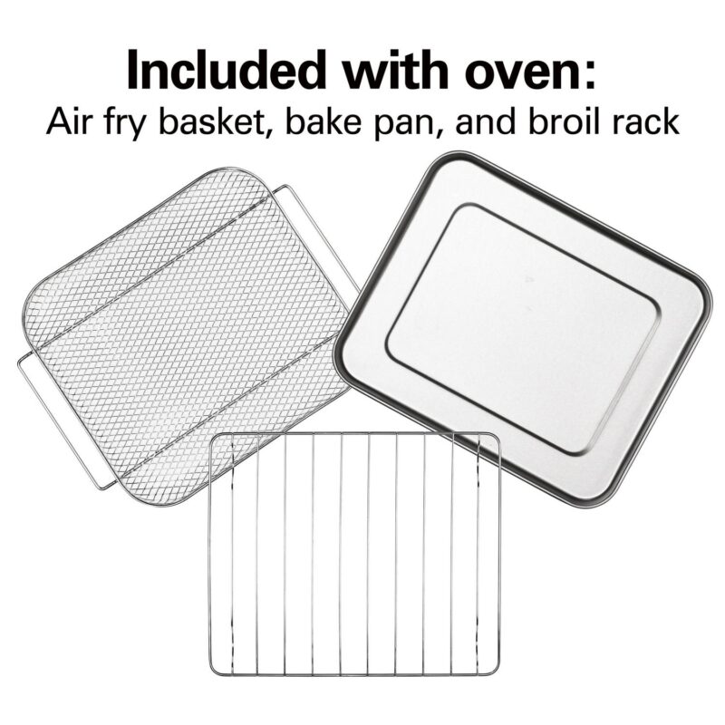 Hamilton Beach Sure-Crisp Air Fryer Toaster Oven, 6 Slice Capacity, Stainless Steel - Image 7