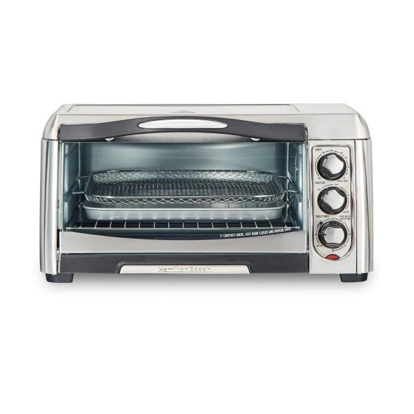 Hamilton Beach Sure-Crisp Air Fryer Toaster Oven, 6 Slice Capacity, Stainless Steel