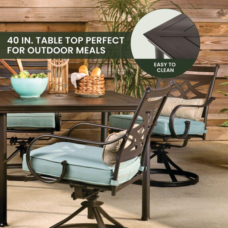 Hanover Montclair 5-Piece Patio Dining Set - Image 6