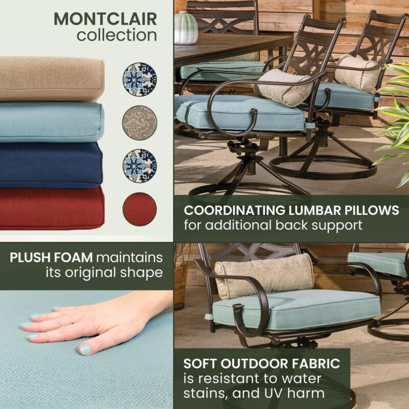 Hanover Montclair 5-Piece Patio Dining Set - Image 7