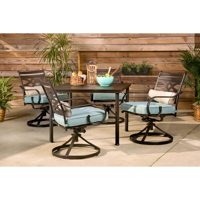 Hanover Montclair 5-Piece Patio Dining Set - Image 8