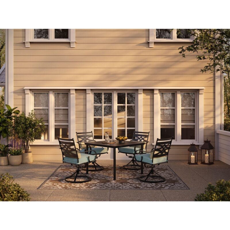 Hanover Montclair 5-Piece Patio Dining Set - Image 18
