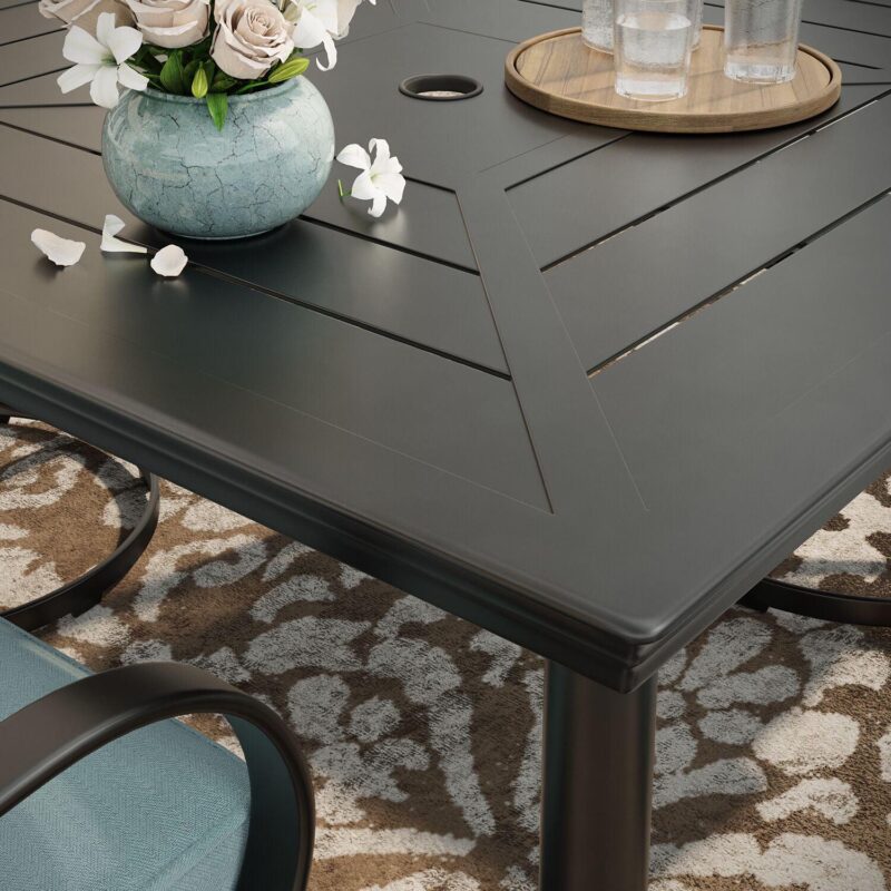 Hanover Montclair 5-Piece Patio Dining Set - Image 19