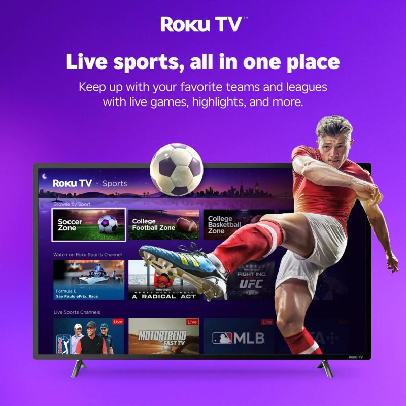 Hisense 65  Class U6HR Series QLED 4K UHD Roku Smart TV (65U6HR, 2024 Model) - QLED, Dolby Vision A. Atmos, Motion Rate 240, Full Array Local Dimming, Voice Remote - Image 15