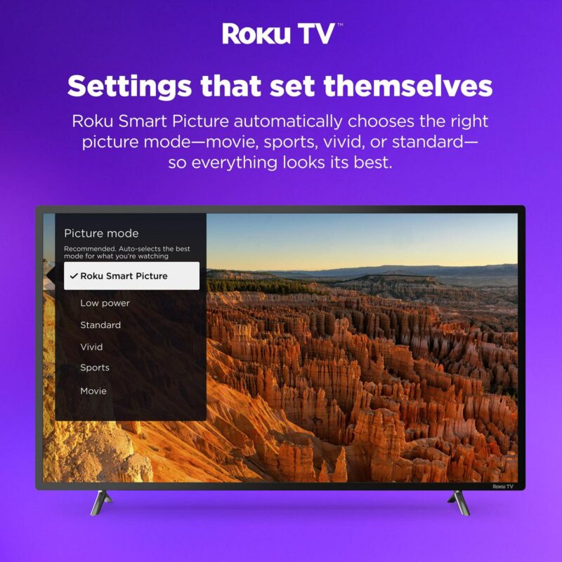 Hisense 70  Class 4K UHD LED LCD Roku Smart TV HDR R6 Series 70R6E4 - Image 14