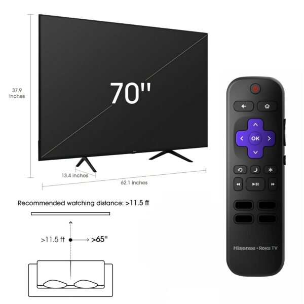 Hisense 70 Class 4K d603e19e6764974d24f37e1cbff1f57f