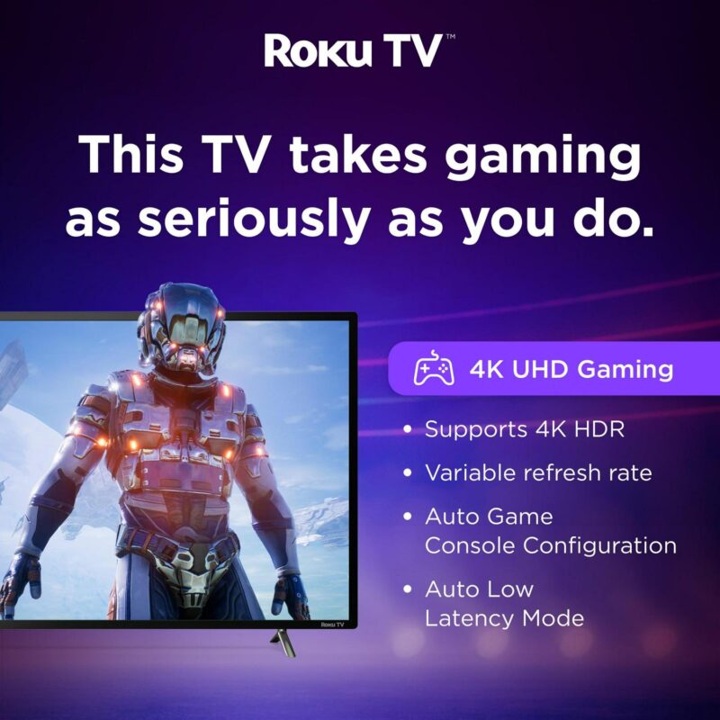 Hisense 75  Class 4K UHD LED LCD Roku Smart TV HDR R6 Series 75R6E4 - Image 22