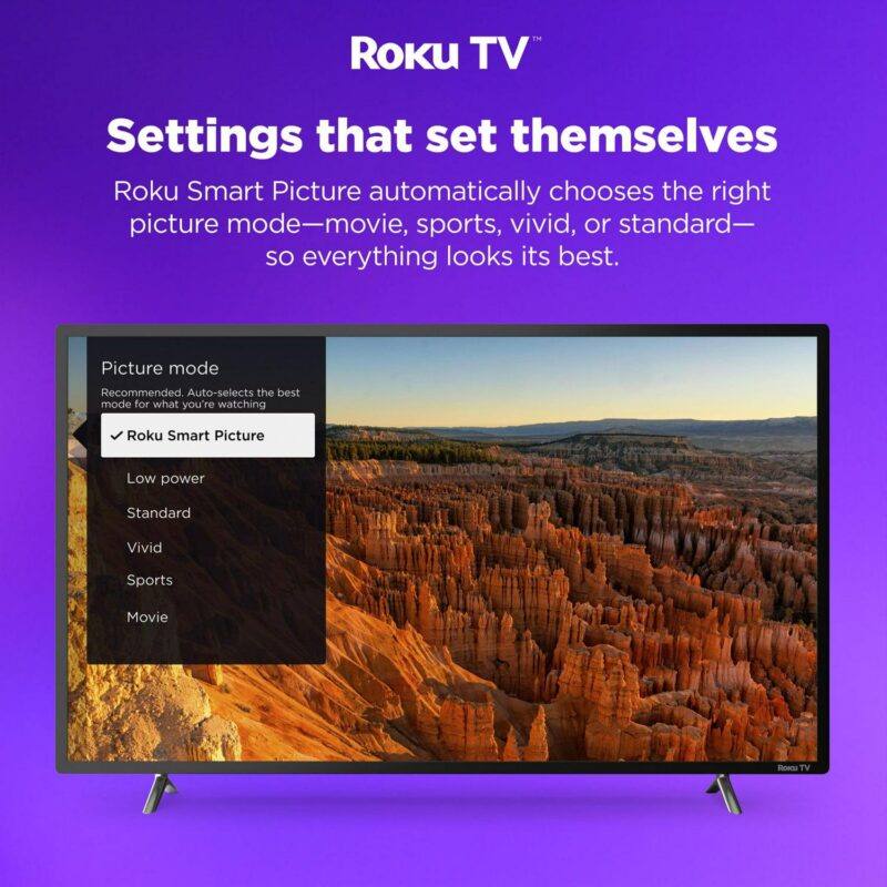 Hisense 75  Class 4K UHD LED LCD Roku Smart TV HDR R6 Series 75R6E4 - Image 21