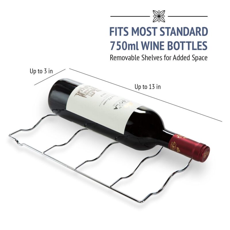 Ivation 12 Bottle Thermoelectric Freestanding Wine Cooler - Black - Image 8
