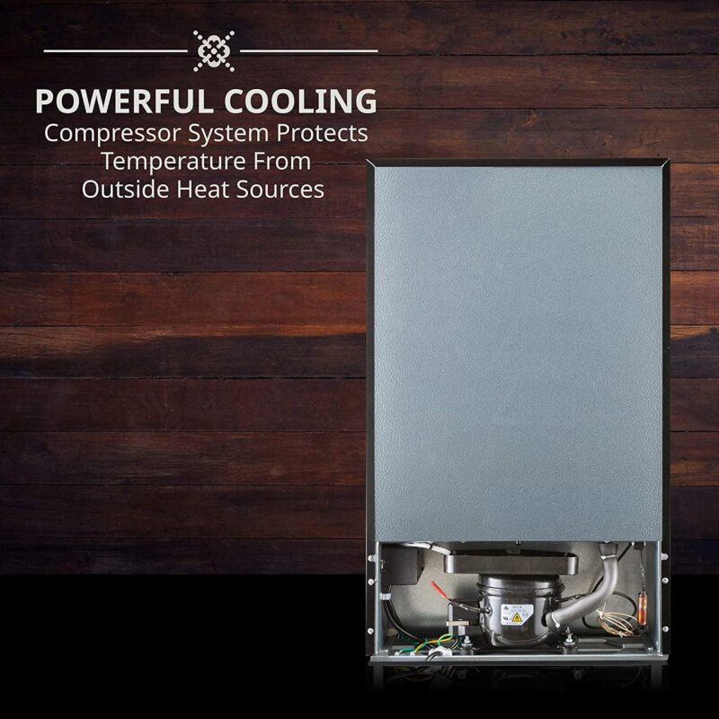 Ivation 51 Bottle Compressor Wine Cooler Refrigerator | Large Freestanding Wine Cellar Fridge Glass Door Black - Image 7
