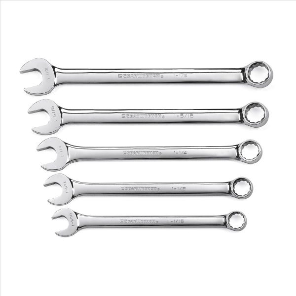 KD Tools, Large Add-On Comb Wrench Set Long Offset Box End 5 Piece Pack