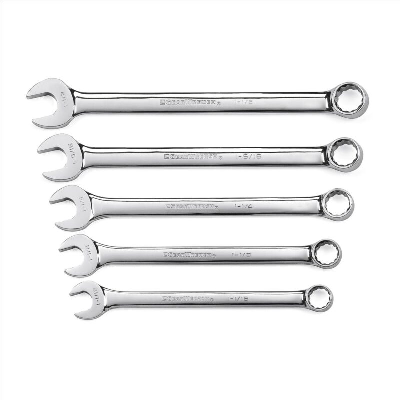 KD Tools, Large Add-On Comb Wrench Set Long Offset Box End 5 Piece Pack