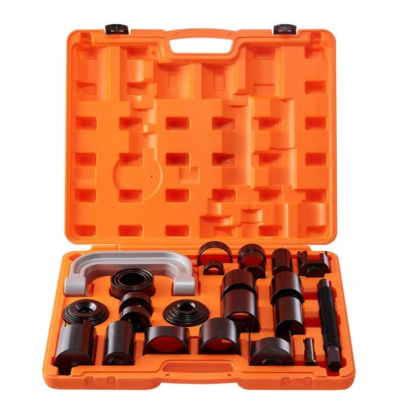 KFFKFF Ball Joint Press Kit, 25 Piece Set, C-press for Removal and Installation, Suitable for Majority of 2WD and 4WD Vehicles, Durable Auto Repair Tool Kit