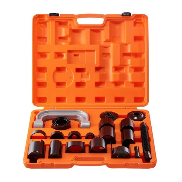 KFFKFF Ball Joint Service Kit, 21-Piece Set, C-Press Removal and Installation Toolset for Majority of 2WD and 4WD Vehicles, Durable Auto Repair Equipment for Maintenance Tasks
