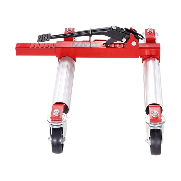 KFFKFF Tire Mover, 1500 Lbs Maximum Load Car Mover, Automotive Lifter with Fully Swiveling Wheels, Robust Vehicle Positioning Ratchet Tire Lifter, Ideal for Vehicle Auto Maintenance Relocation