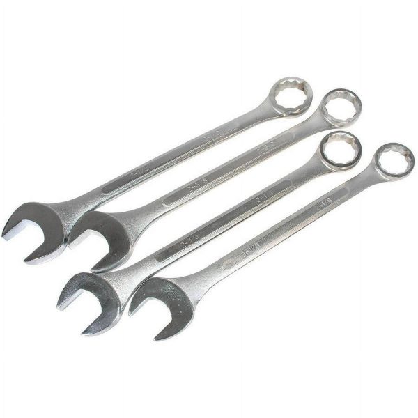 KTI Jumbo Wrench Set, 4-Piece, Raised Panel, 2-1/8 -2-1/2