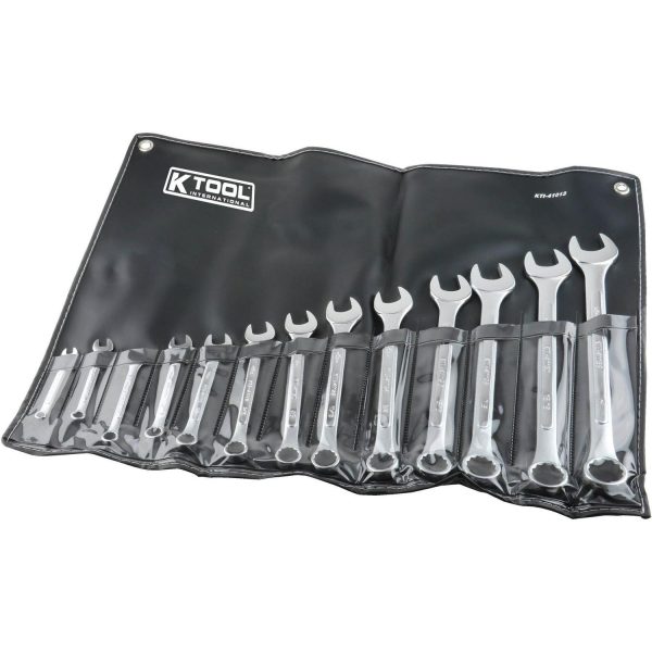 KTI Wrench Set, Combination, 13-Piece Sae