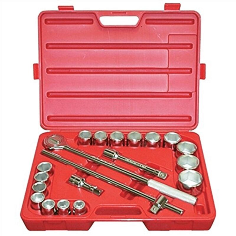 K-Tool 24121 SAE Socket Set 20pc 3/4  Drive 6-Point Fractional Socket Set - Image 3
