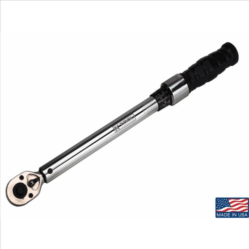 K-Tool 72121A 3/8  Drive Adj Ratcheting 16  Long Torque Wrench - Image 6