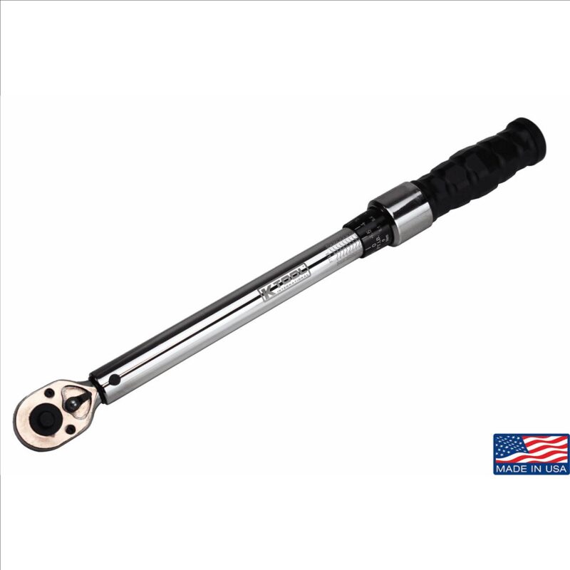 K-Tool 72121A 3/8  Drive Adj Ratcheting 16  Long Torque Wrench - Image 9