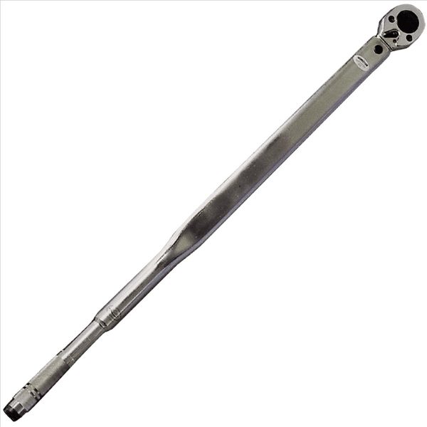 K Tool 72175 Ratcheting Torque Wrench, 100-600 ft/lbs, Click Style, Case Included