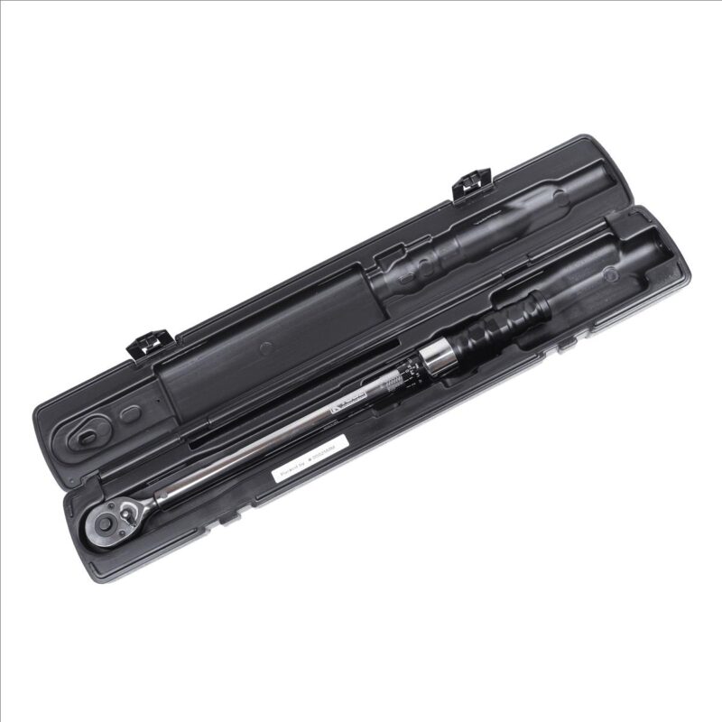 K Tool International 72125A Ratcheting Torque Wrench with 1/2  Drive for Garages, Repair Shops and DIY, 20-150 ft/lbs,, Dual scale, Laser Marked Scales, Quick Release, Molded Case, A - Image 5