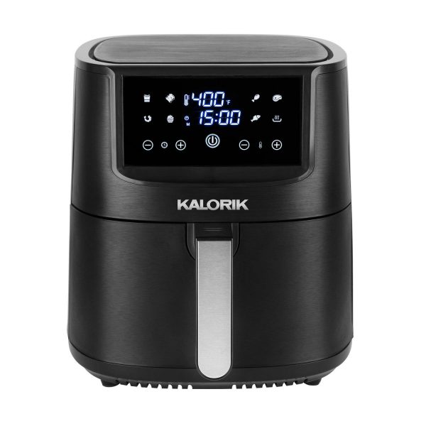 KalorikA 8 Qt Digital Touchscreen Air Fryer with Trivet, Black FT 51503 BK