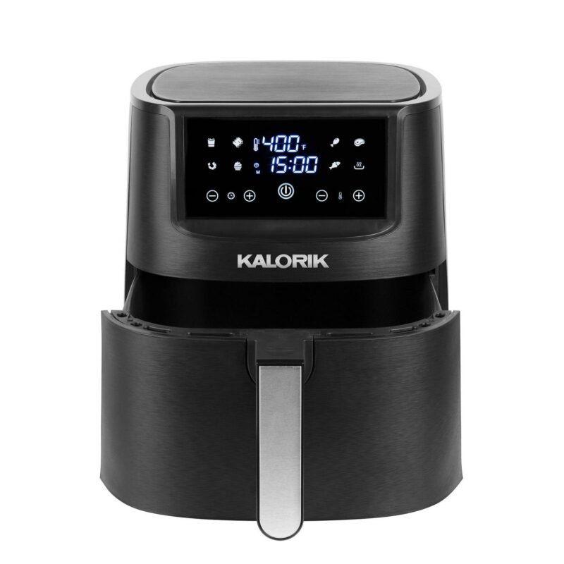 KalorikA 8 Qt Digital Touchscreen Air Fryer with Trivet, Black FT 51503 BK - Image 3