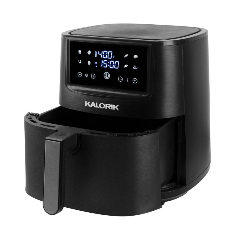 KalorikA 8 Qt Digital Touchscreen Air Fryer with Trivet, Black FT 51503 BK - Image 4