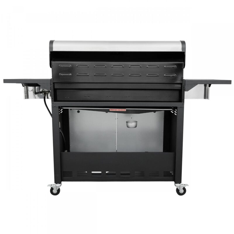 Kenmore 6-Burner Propane Gas Grill with Side Burner, PG-40611S0L, Stainless Steel with Black Trim - Image 9