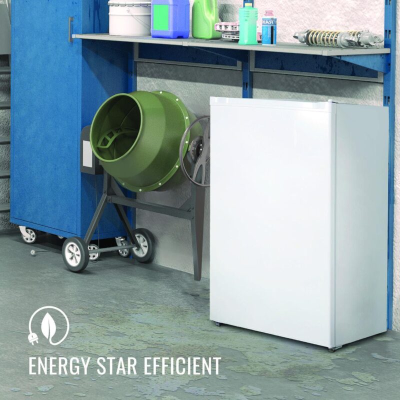 Keystone New Standard Door 4.4 Cu. ft. Compact Refrigerator with Freezer Compartment,KSTRC44CW - Image 4