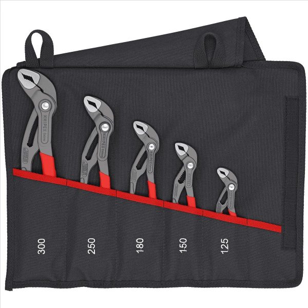 Knipex Tools Cobra, 125-300 Pliers Set 5 Piece