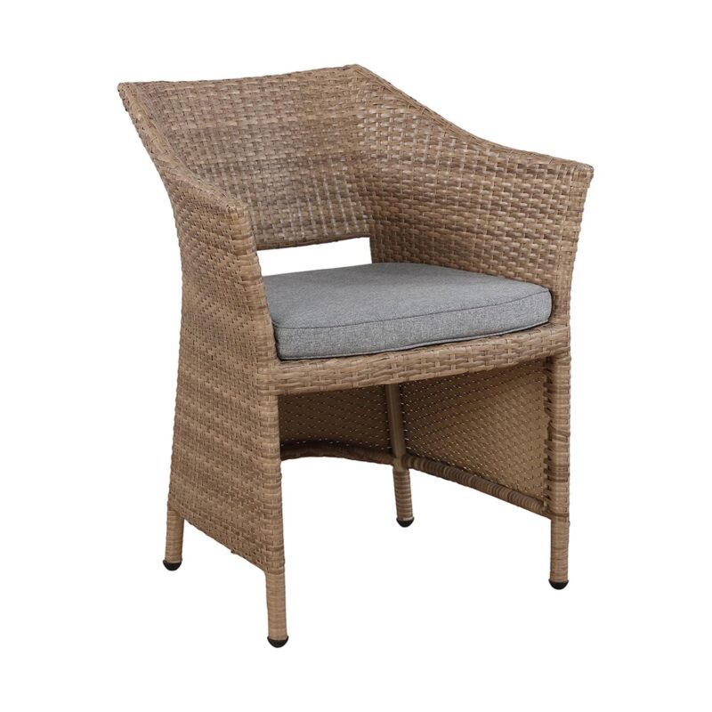 Kokoli All-Weather Conversation Set with Set of 2 Chairs with Ottomans and 17 H Accent Table - Image 7