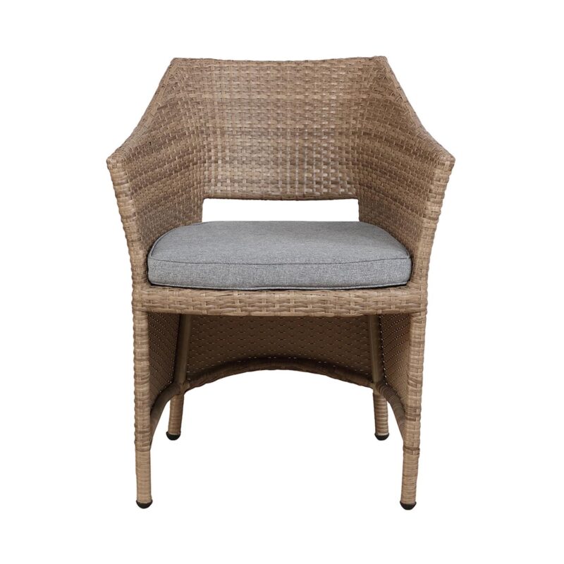 Kokoli All-Weather Conversation Set with Set of 2 Chairs with Ottomans and 17 H Accent Table - Image 8