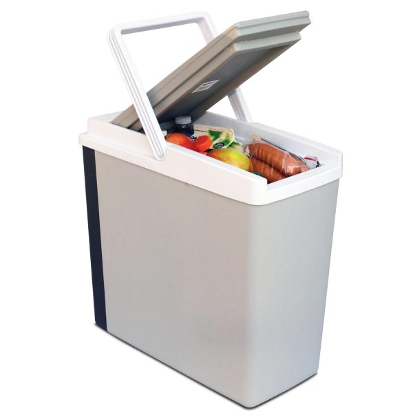 Koolatron 12V Electric Cooler/Warmer 17L (18 qt), Slim Design, Gray