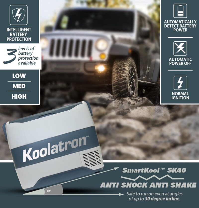 Koolatron 12V Portable Freezer/Refrigerator w/ Bluetooth 42 qt (40L) - Image 5