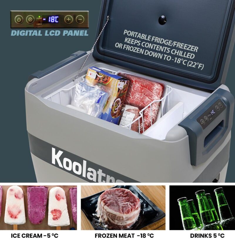 Koolatron 12V Portable Freezer/Refrigerator w/ Bluetooth 42 qt (40L) - Image 6