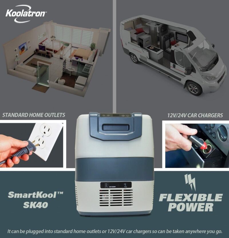 Koolatron 12V Portable Freezer/Refrigerator w/ Bluetooth 42 qt (40L) - Image 3