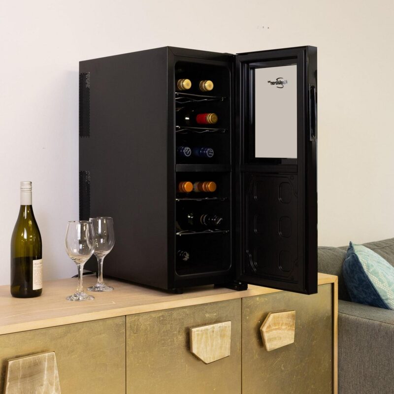 Koolatron 12-Bottle Dual Zone Wine Cooler, Freestanding Wine Fridge - Image 5