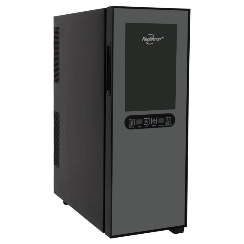 Koolatron 12-Bottle Dual Zone Wine Cooler, Freestanding Wine Fridge - Image 3