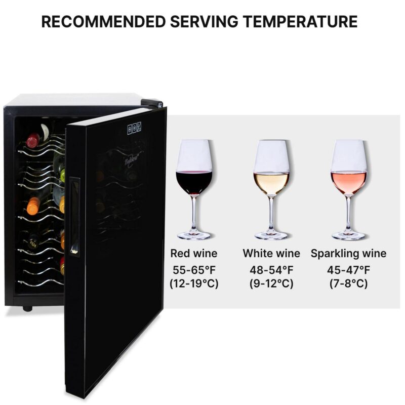 Koolatron 20 Bottle Wine Cooler Freestanding Thermoelectric Wine Fridge - Image 9