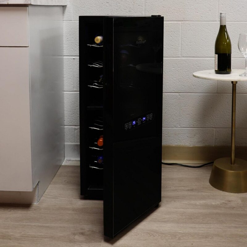 Koolatron 24 Bottle Dual Zone Wine Cooler Freestanding Wine Fridge - Image 6