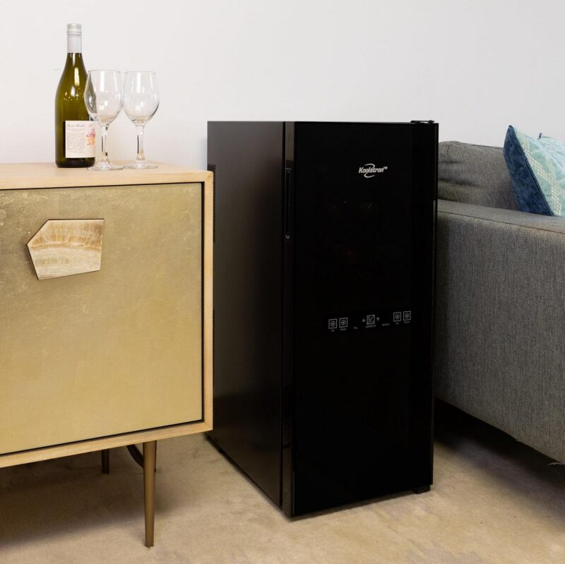 Koolatron 24 Bottle Dual Zone Wine Cooler Freestanding Wine Fridge - Image 4