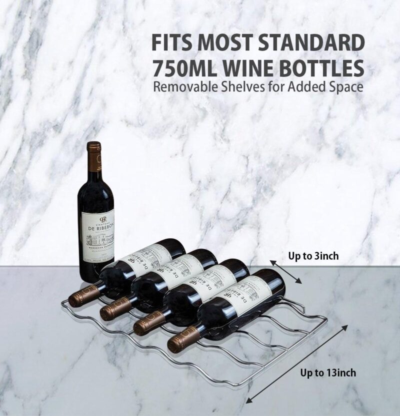 Koolatron 29 Bottle Dual Zone Wine Cooler Freestanding Wine Fridge - Image 13