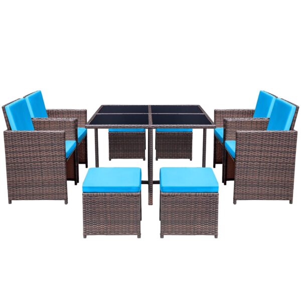 Lacoo 9 Pieces Patio e1c5ffc3168601a73998fea0dc7f3f83