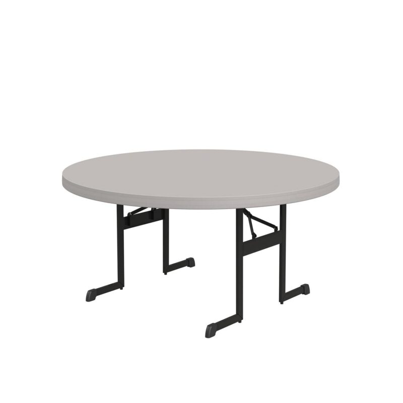 Lifetime 60 inch Round Table, Indoor/Outdoor Professional Grade, Putty (80125) - Image 4