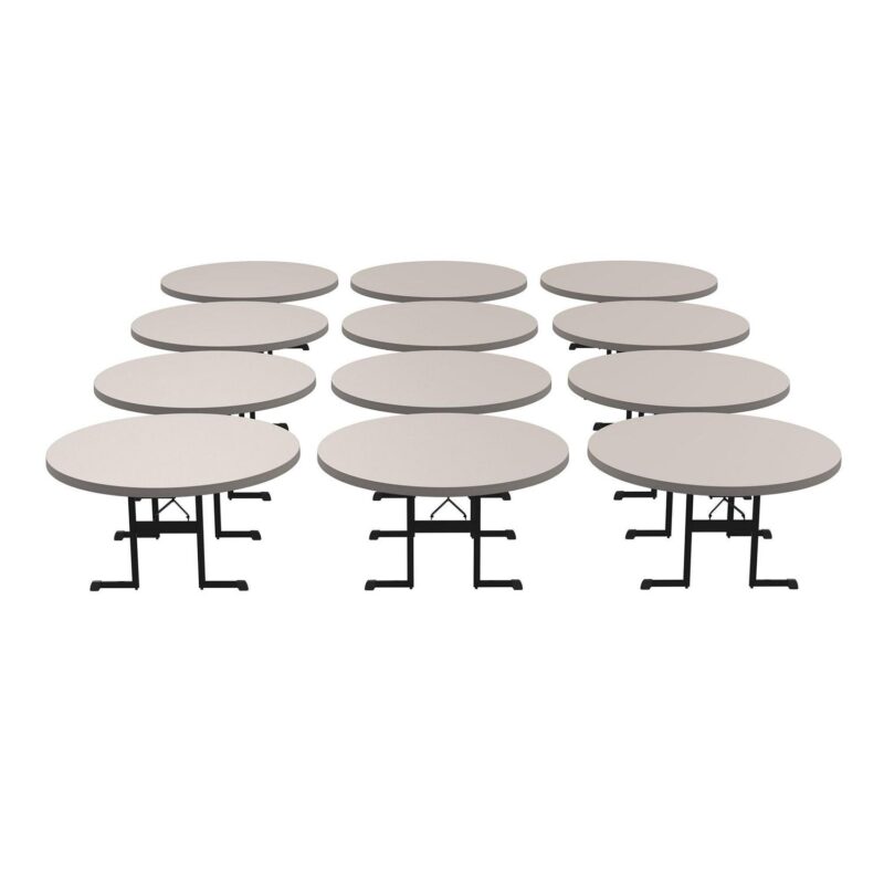 Lifetime 60 inch Round Table, Indoor/Outdoor Professional Grade, Putty (80125) - Image 6